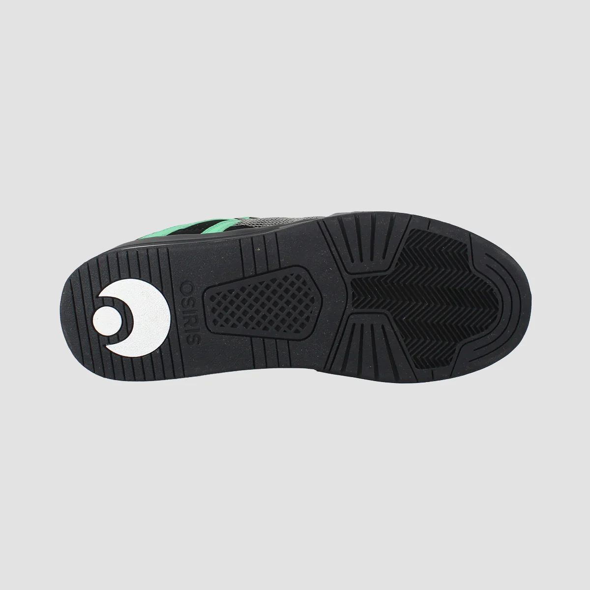 Osiris Pixel Shoes - Black/Charcoal/Green Glow - Image 2