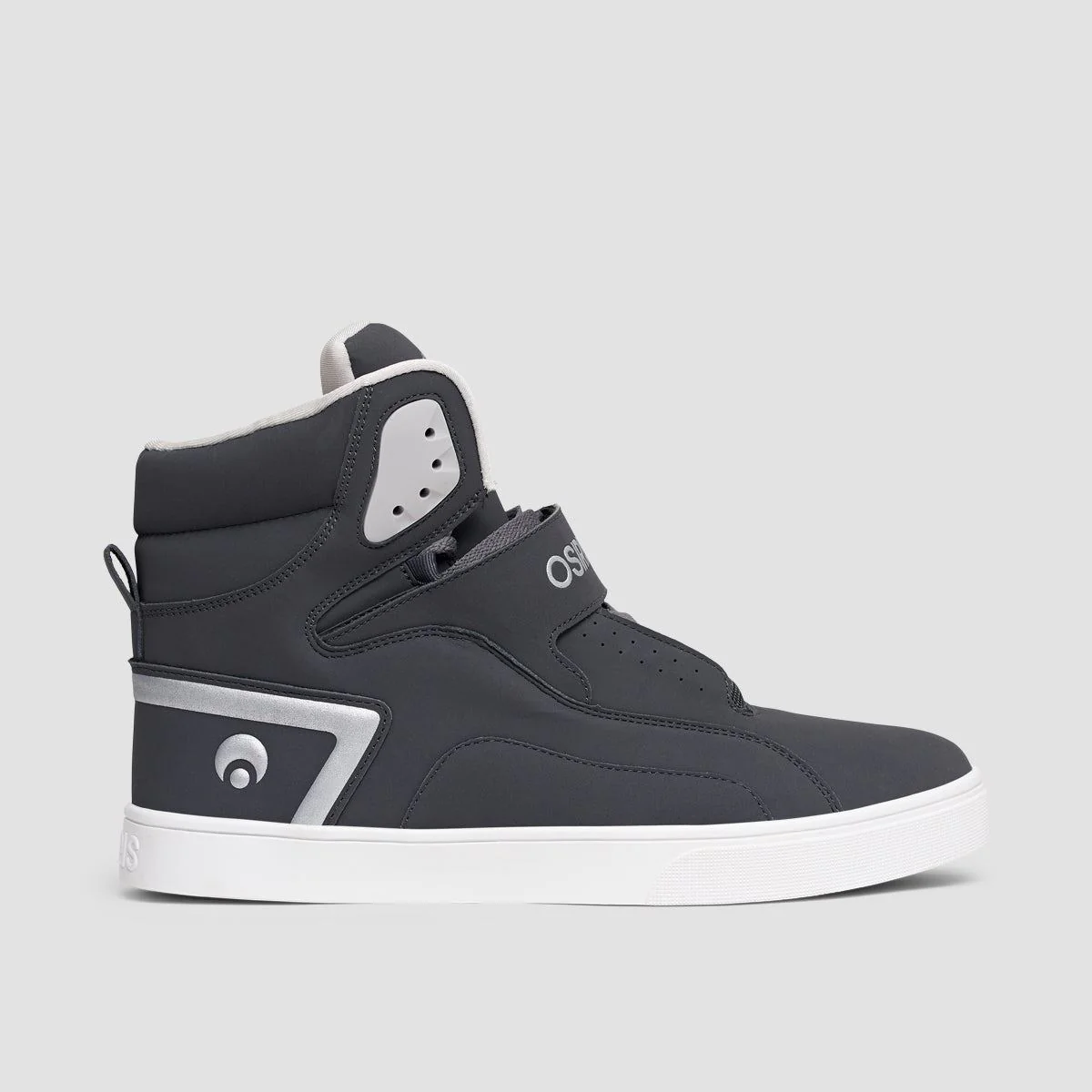 Osiris Rize Ultra High Top Shoes - Charcoal/White