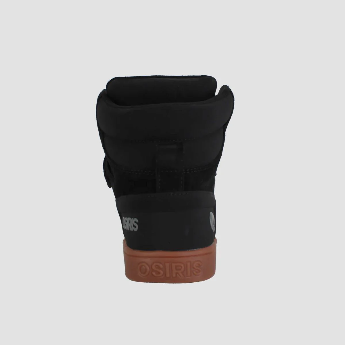 Osiris Rize Ultra High Top Shoes - Black/Black/Gum - Image 2