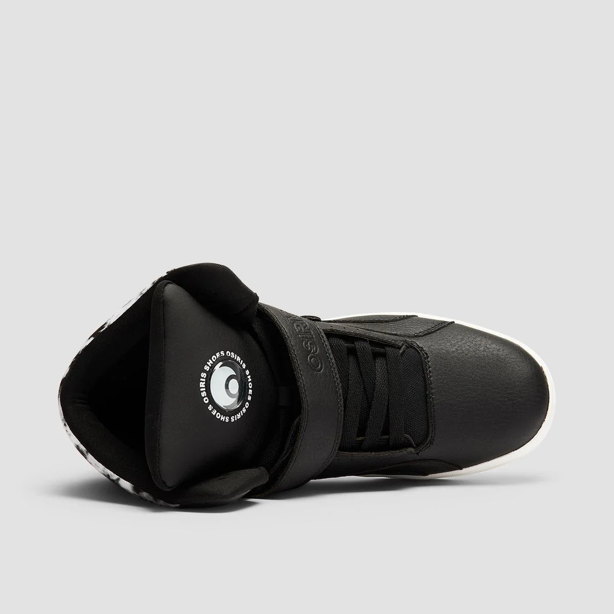 Osiris Rize Ultra High Top Shoes - Black/Tyedye/White - Image 4