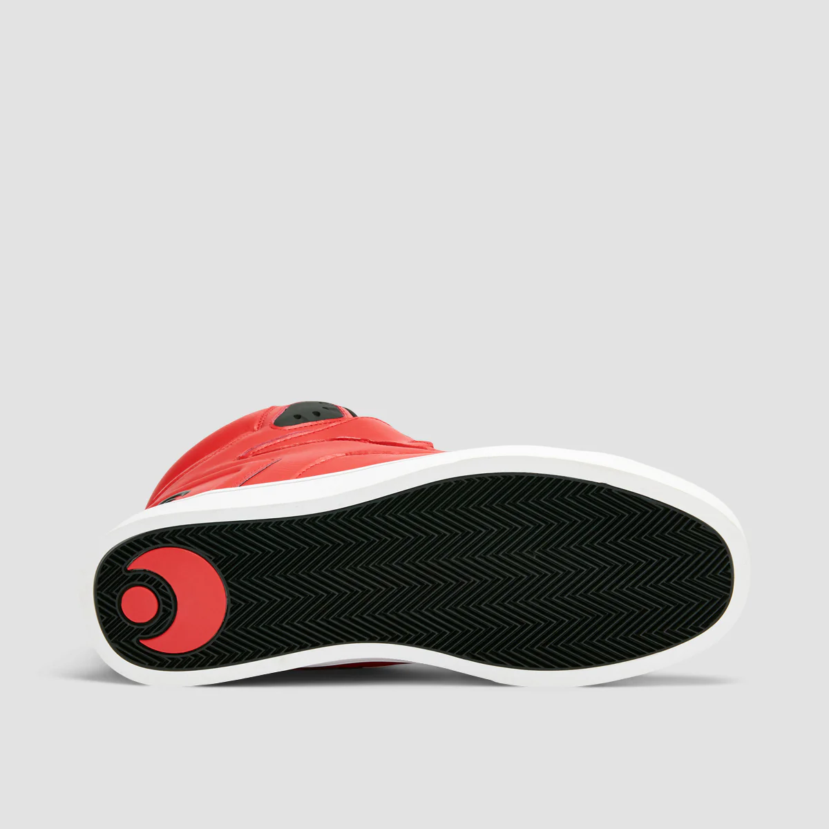 Osiris Rize Ultra High Top Shoes - Red/Red/Black - Image 5