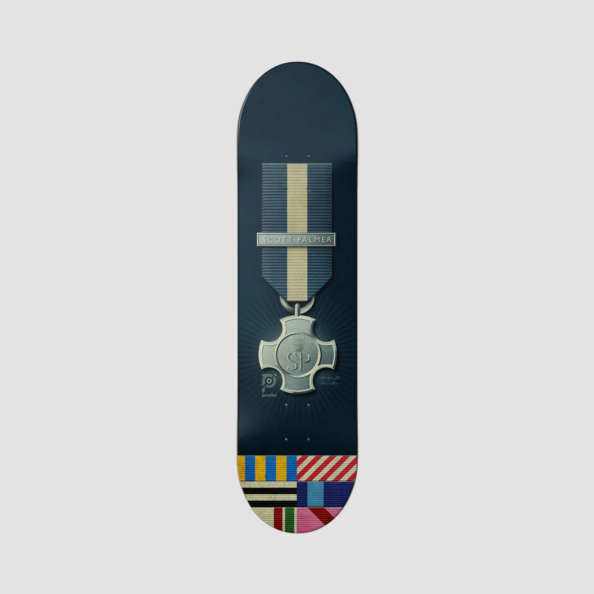 Parallel Scott Palmer DSC Distinguished Service Cross Pro Skateboard Deck - 8.25"