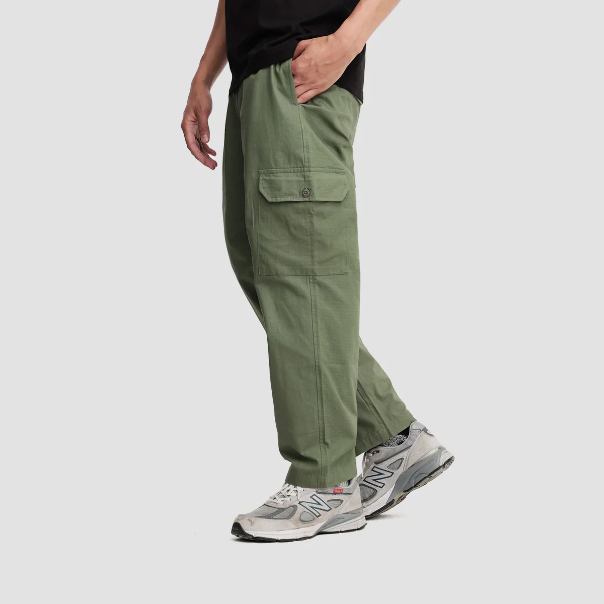 Parlez Mesa Trousers Olive Green - Image 2