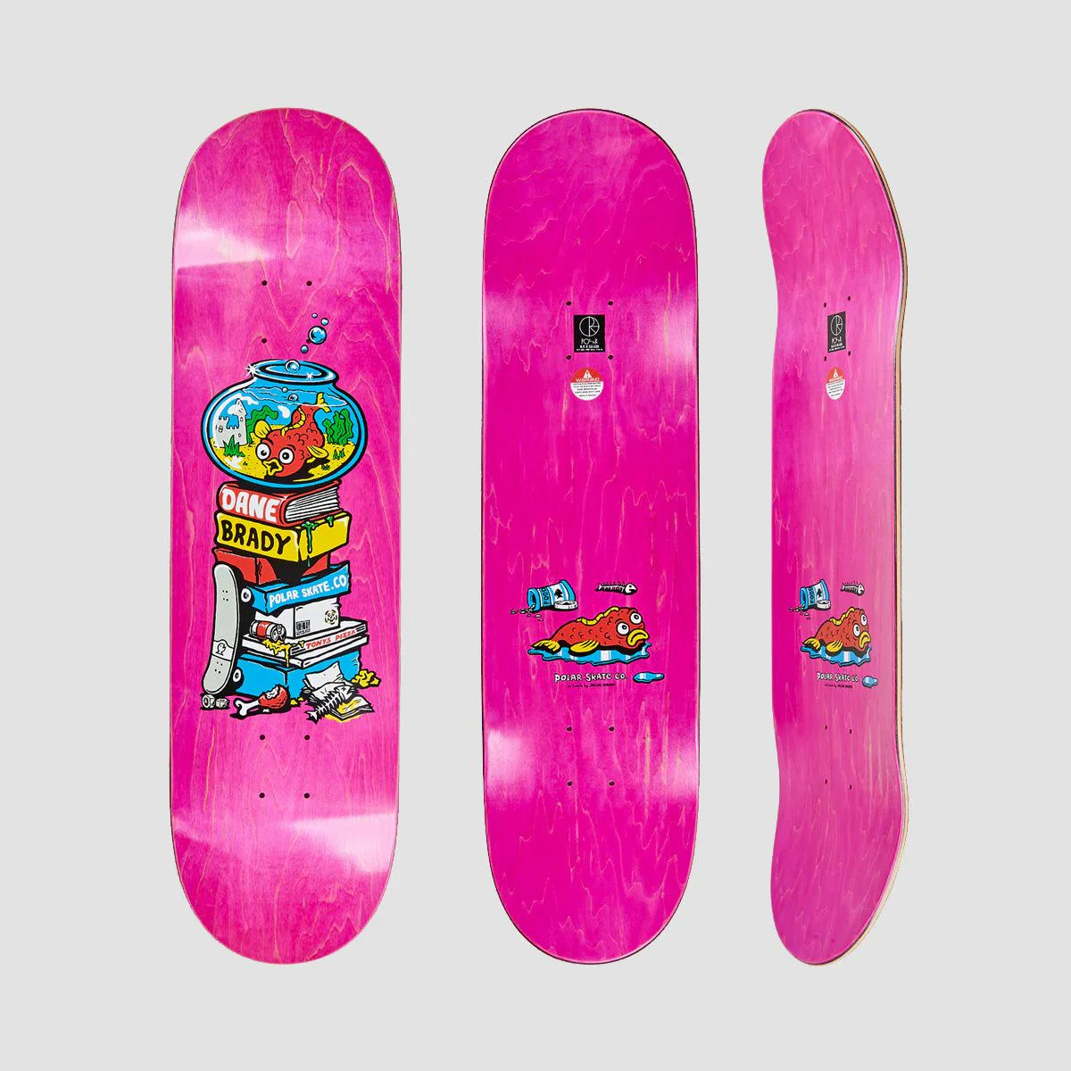 Polar Fish Bowl Dane Brady Deck Various Stains - 8.25" - Image 2