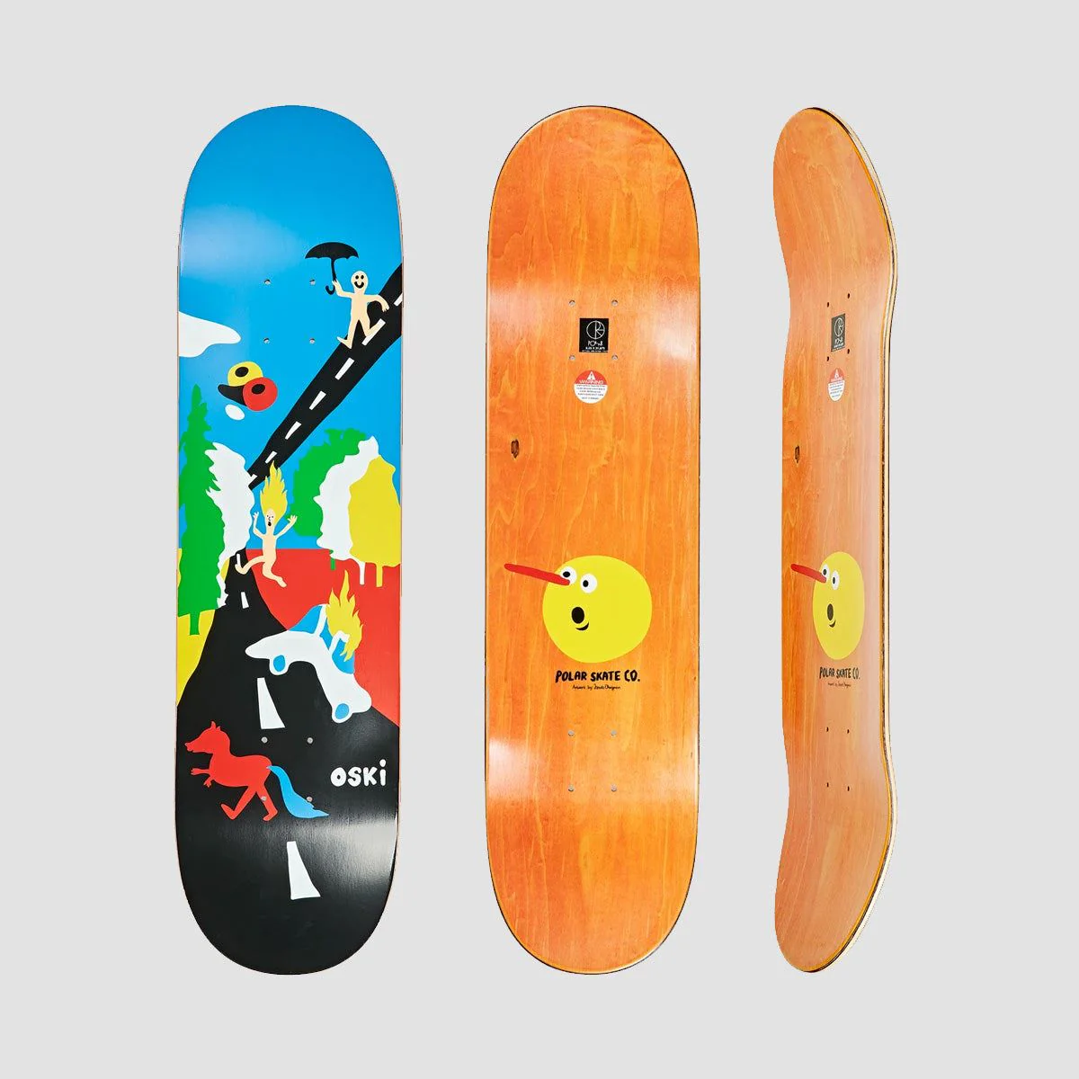 Polar Oskar Rozenberg Beautiful Day Skateboard Deck - 8.25" - Image 2