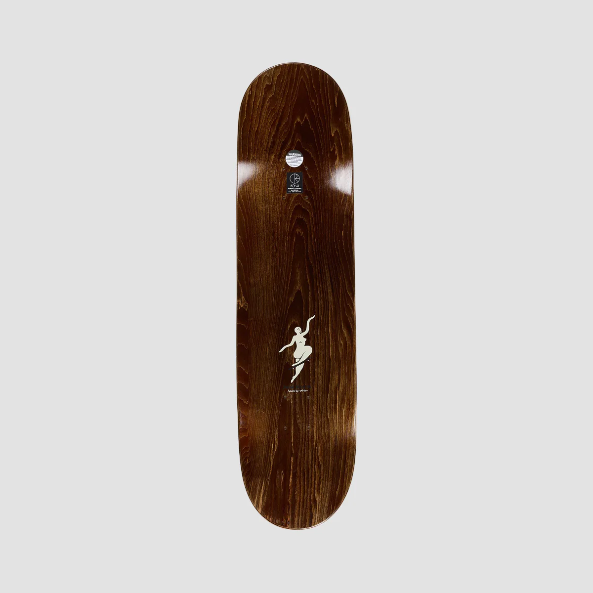 Polar Team No Comply Skateboard Deck Cream - 8.5" (Short) - Image 2