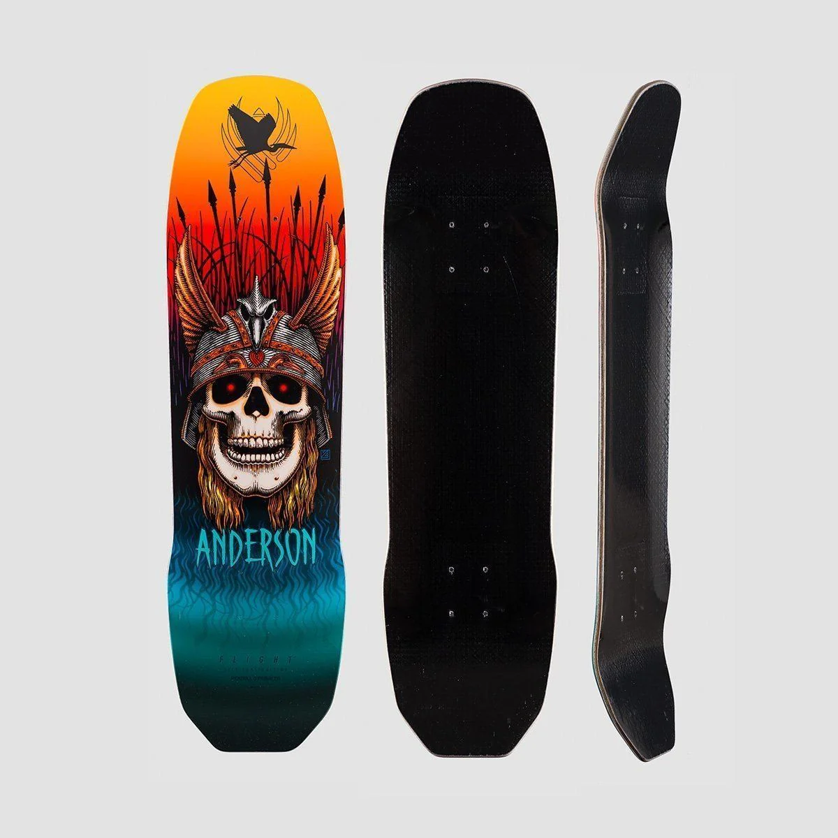 Powell Peralta Andy Anderson Heron Skull Flight 289 Skateboard Deck Multi - 8.45" - Image 2