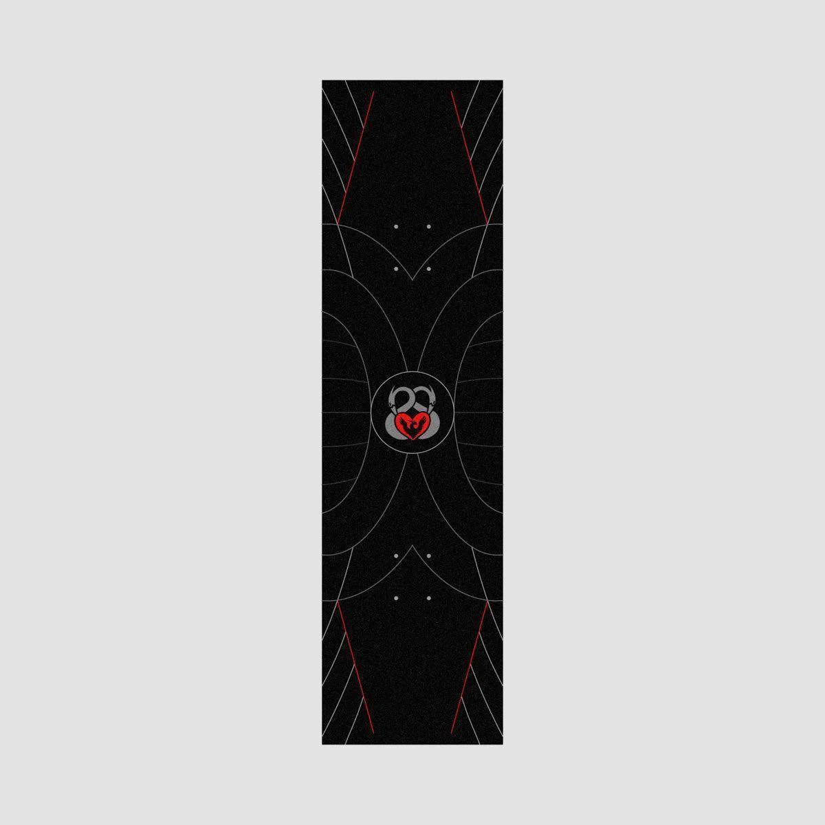 Powell Peralta Andy Anderson Theory Map Grip Tape Sheet Black - 9"