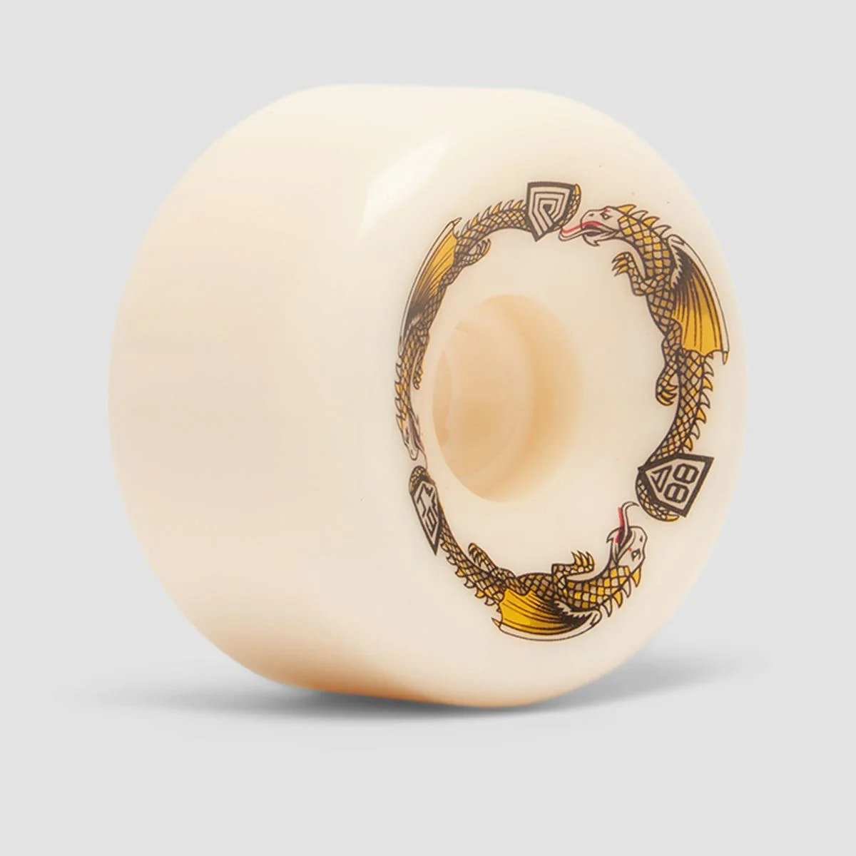 Powell Peralta Dragon Formula 88A Bomber Skateboard Wheels Off White 64x40mm - Image 2