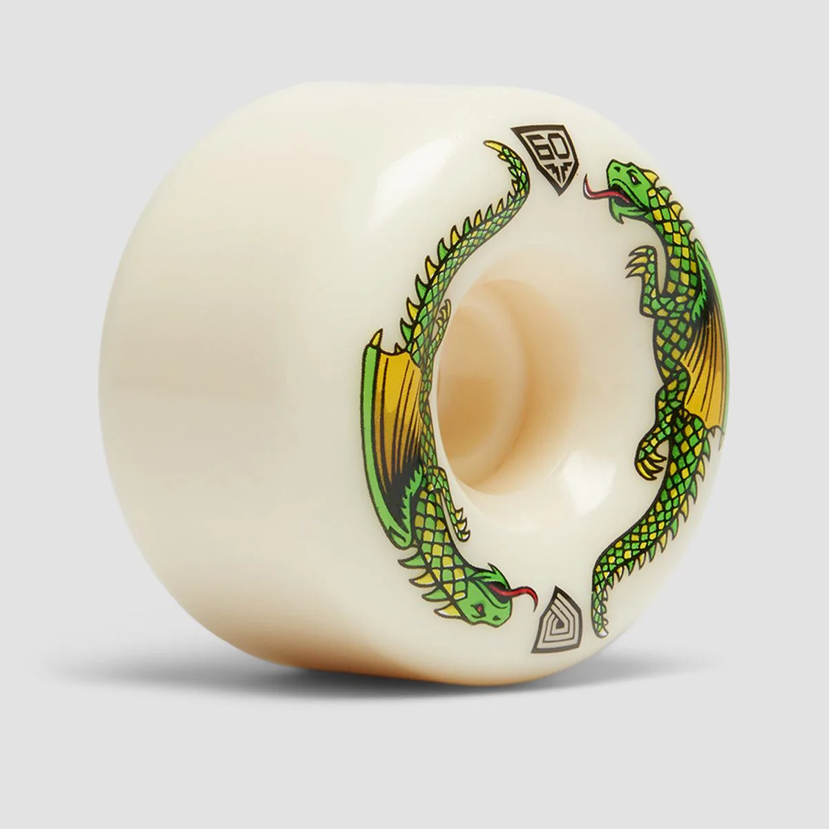 Powell Peralta Dragon Formula 93A Bomber Skateboard Wheels Off White 60x40mm - Image 2