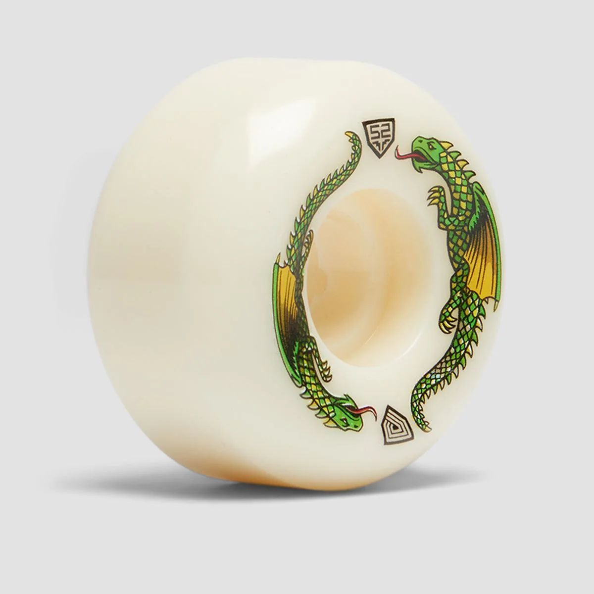 Powell Peralta Dragon Formula 93A V5 Skateboard Wheels Off White 52x30mm - Image 2