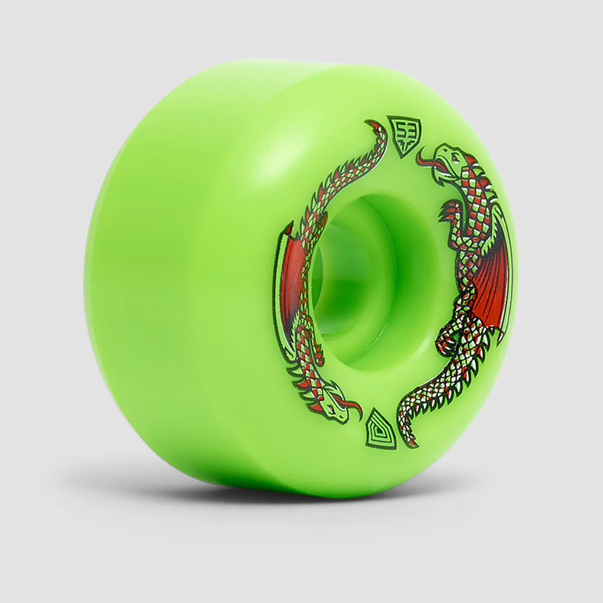 Powell Peralta Dragon Formula 93A Skateboard Wheels Green 53x33mm - Image 2