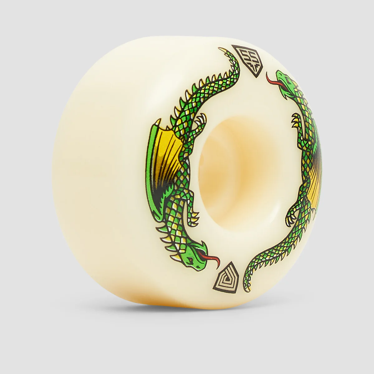 Powell Peralta Dragon Formula 93A Skateboard Wheels Off White 55x34mm - Image 2