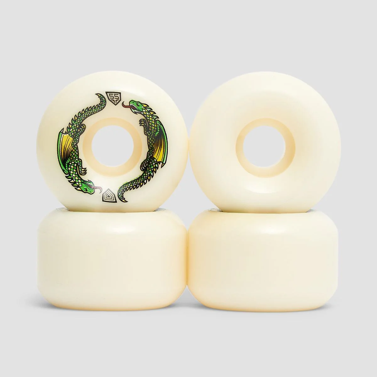 Powell Peralta Dragon Formula 93A V6 Skateboard Wheels Off White 55x35mm