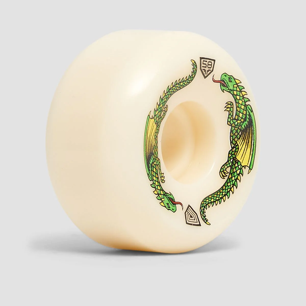 Powell Peralta Dragon Formula V5 93A Skateboard Wheels Off White 58x33mm - Image 2