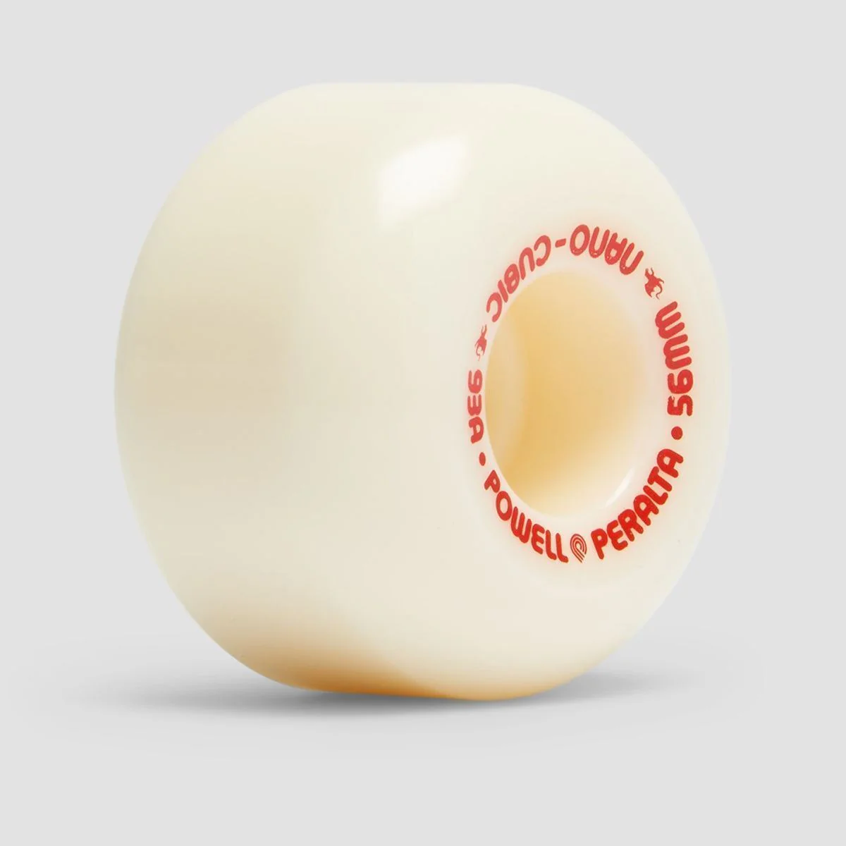 Powell Peralta Dragon Formula Nano Cubic 93A A1 Skateboard Wheels Off White/Red 56x37mm - Image 3
