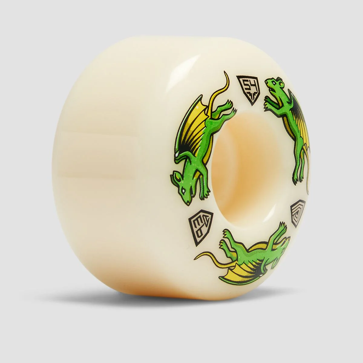 Powell Peralta Dragon Formula Nano Rats 93A V4 Skateboard Wheels White 54x 34mm - Image 2