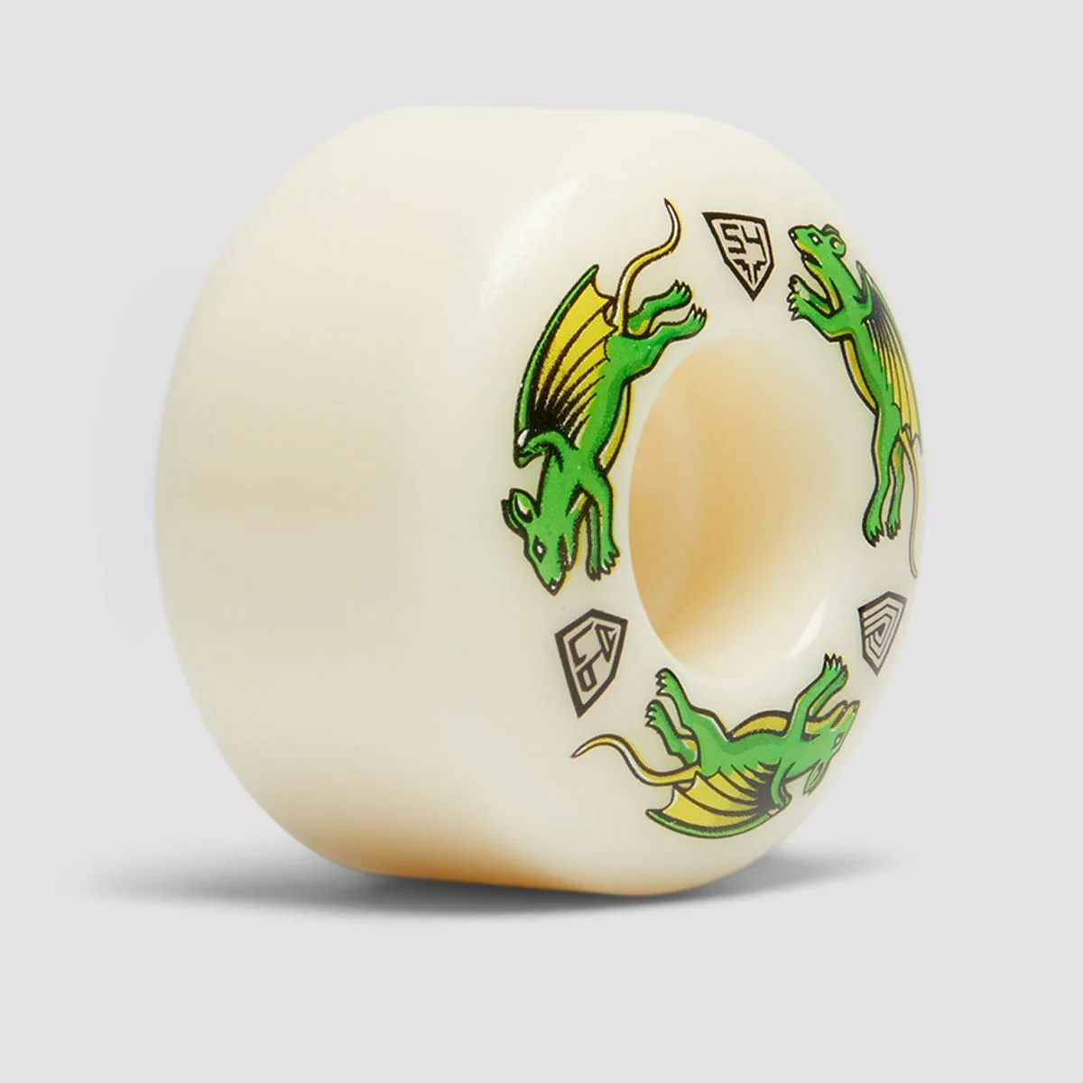 Powell Peralta Dragon Formula Nano Rats 97A V4 Skateboard Wheels White 54x34mm - Image 2