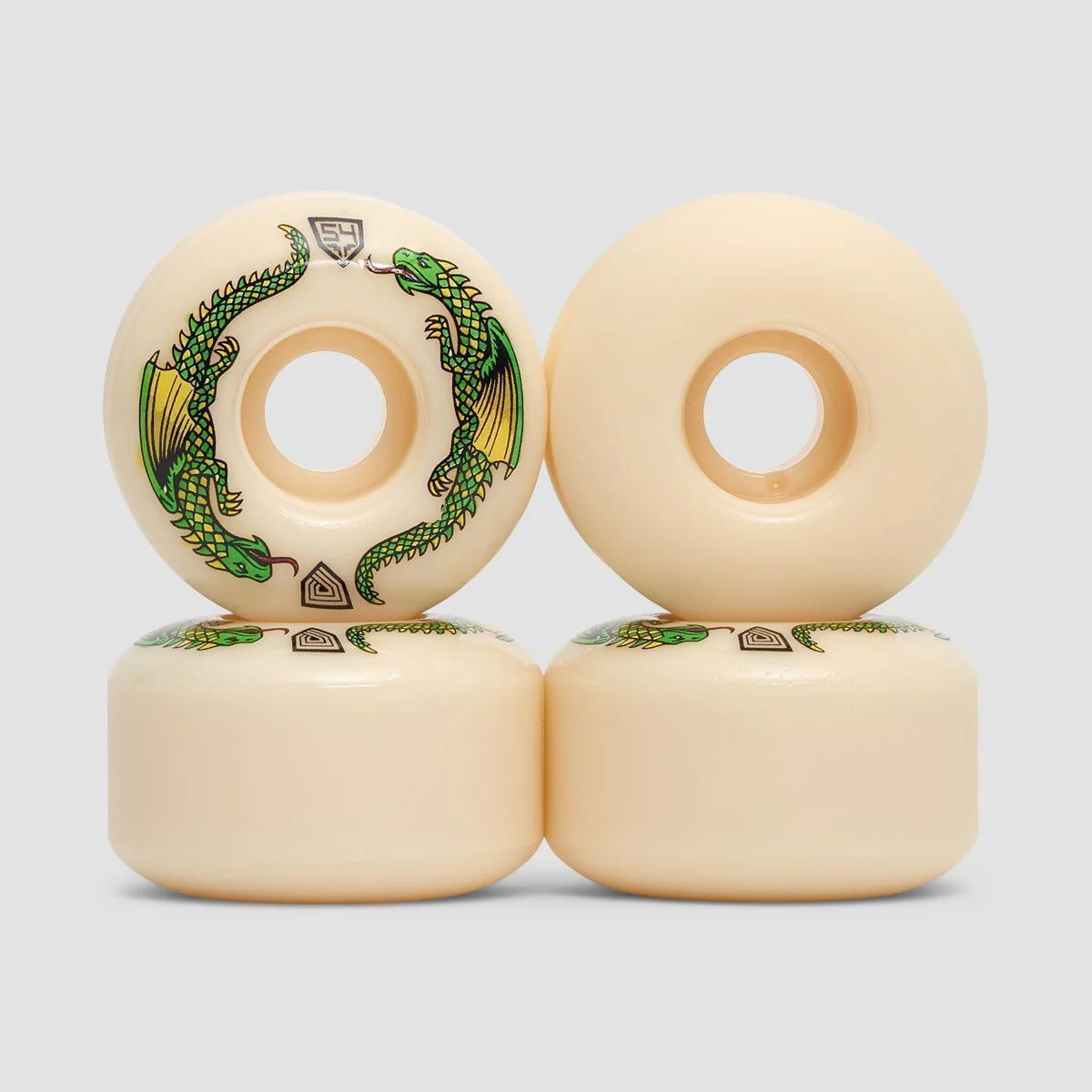 Powell Peralta Dragon Formula 93A V4 Skateboard Wheels Off White 54x34mm