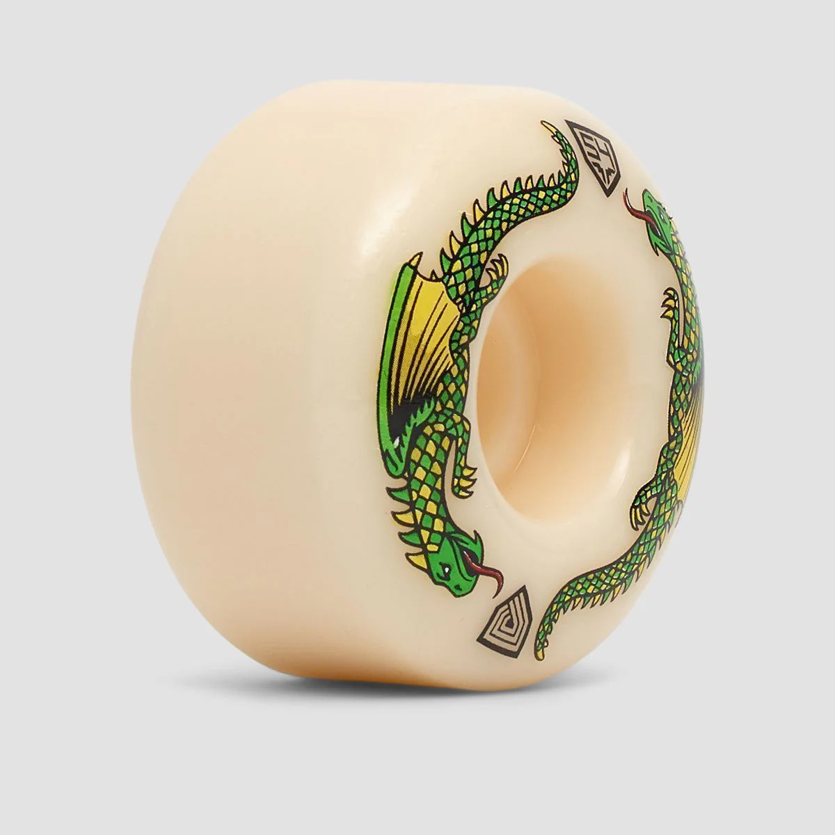 Powell Peralta Dragon Formula 93A V4 Skateboard Wheels Off White 54x34mm - Image 2