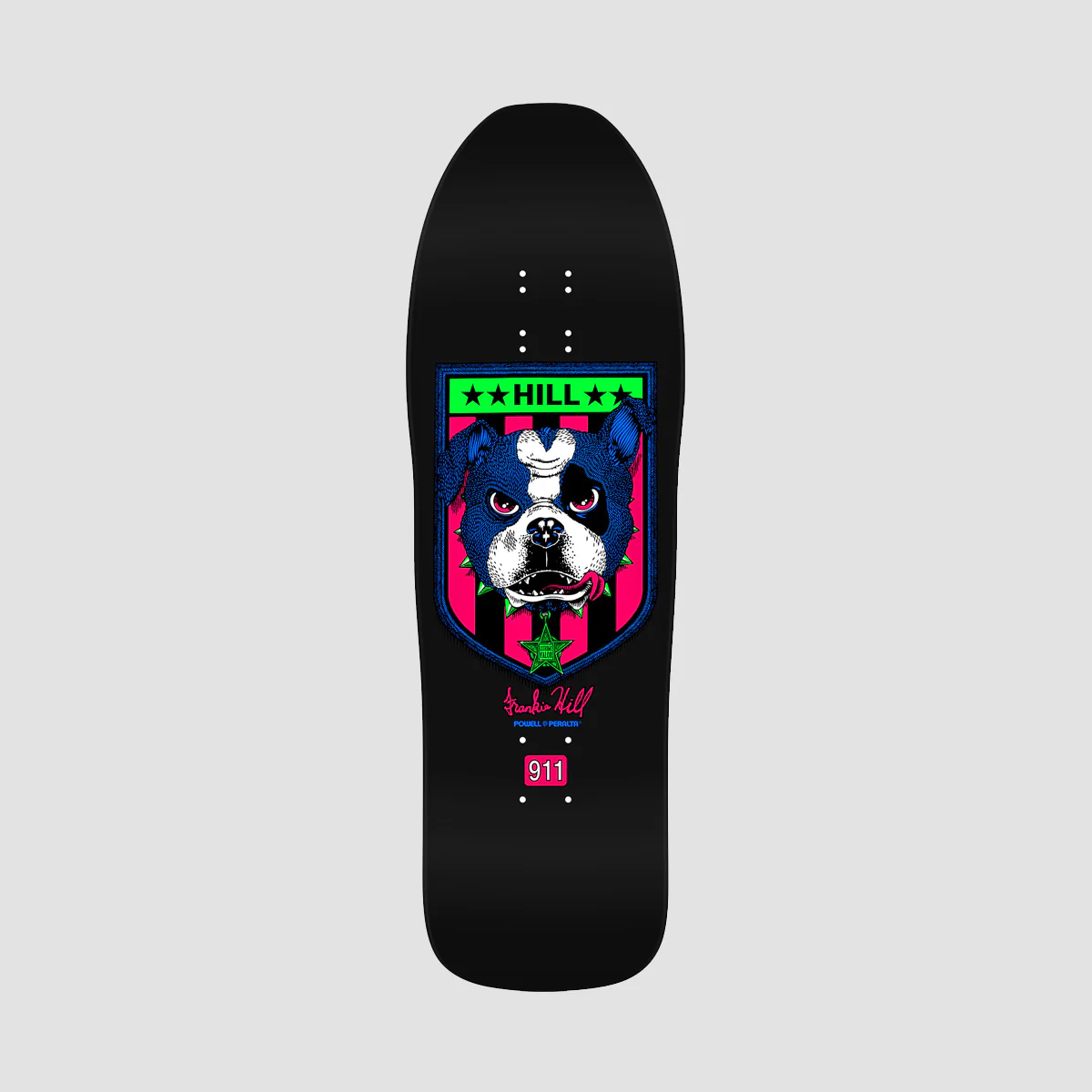Powell Peralta Frankie Hill Bull Dog Reissue 167 Skateboard Deck - 10"