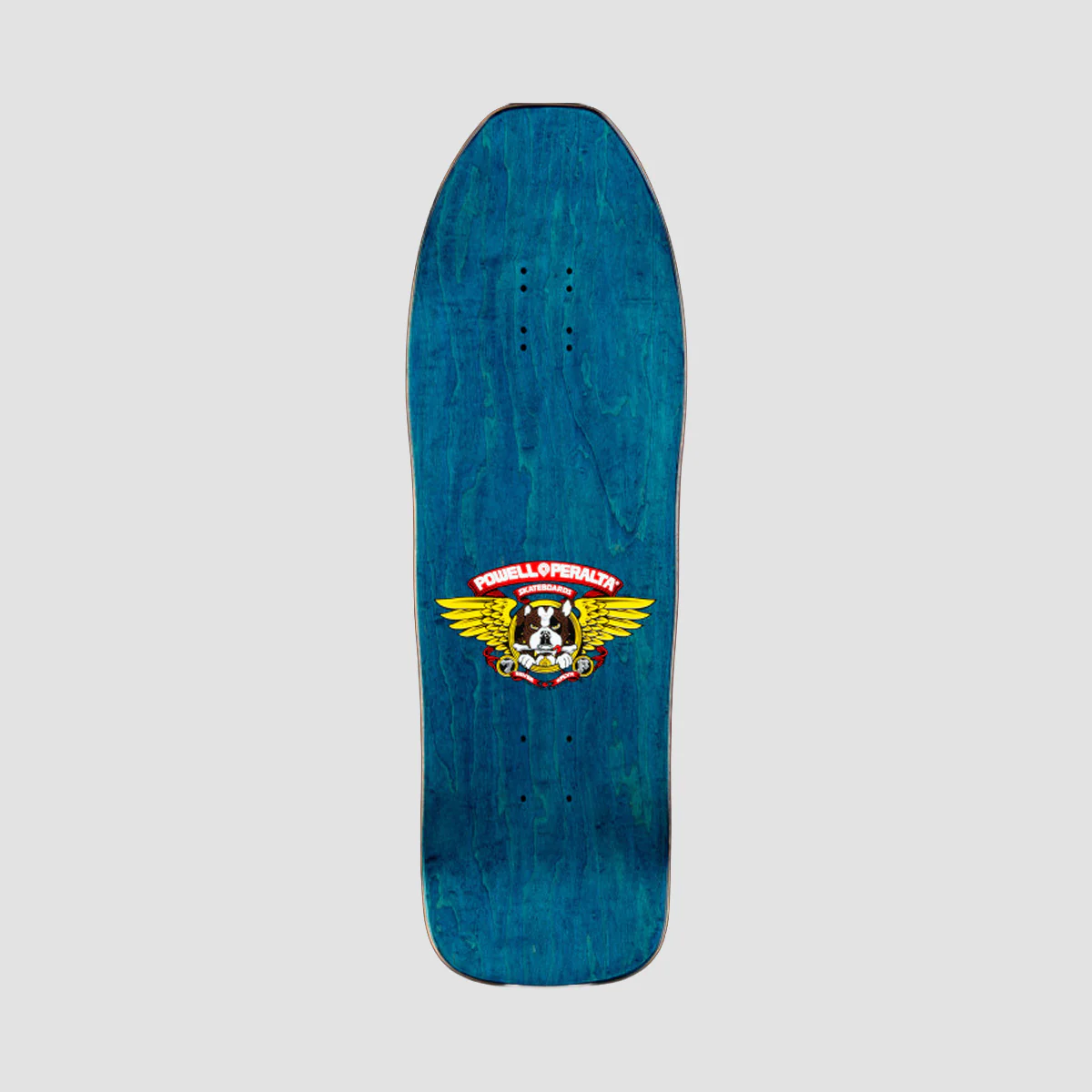 Powell Peralta Frankie Hill Bulldog Reissue Skateboard Deck Blue/Red Fade - 10" - Image 2