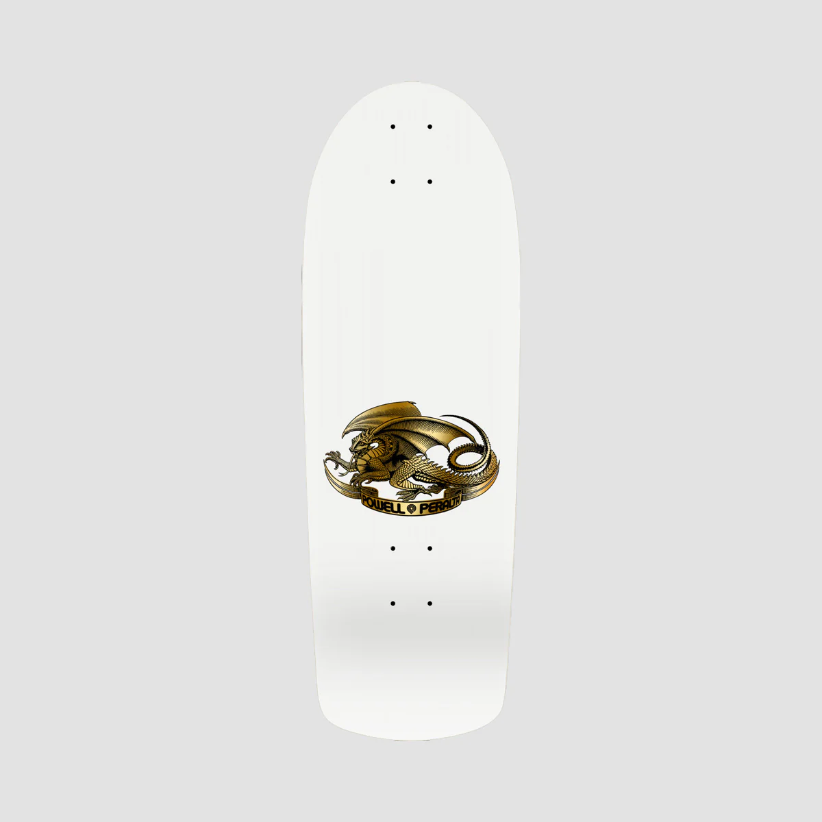 Powell Peralta Mike McGill 40th Anniversary McTwist Reissue Skateboard Deck White/Gold Foil - 10" - Image 2