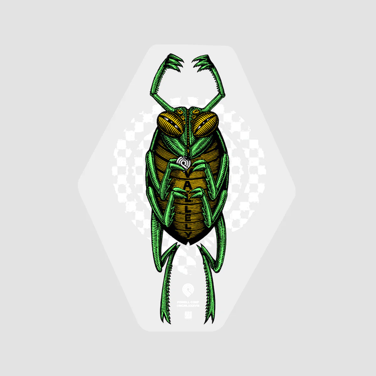 Powell Peralta Mike Vallely Bug Sticker 140x110mm