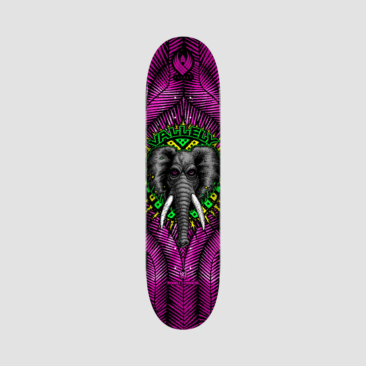 Powell Peralta Mike Vallely Elephant 244W Flight Skateboard Deck - 8.63"