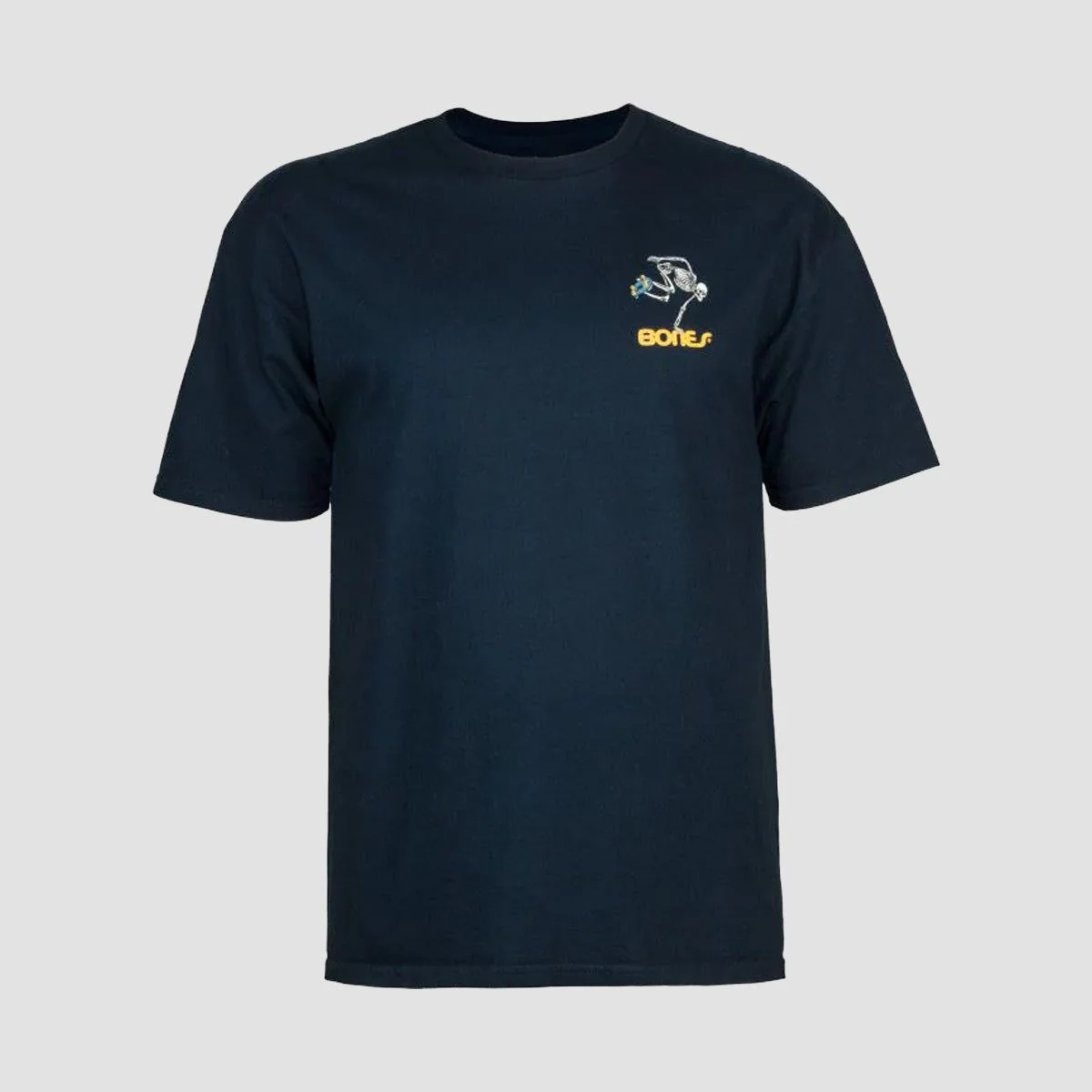Powell Peralta Skateboard Skeleton T-Shirt Navy - Image 2