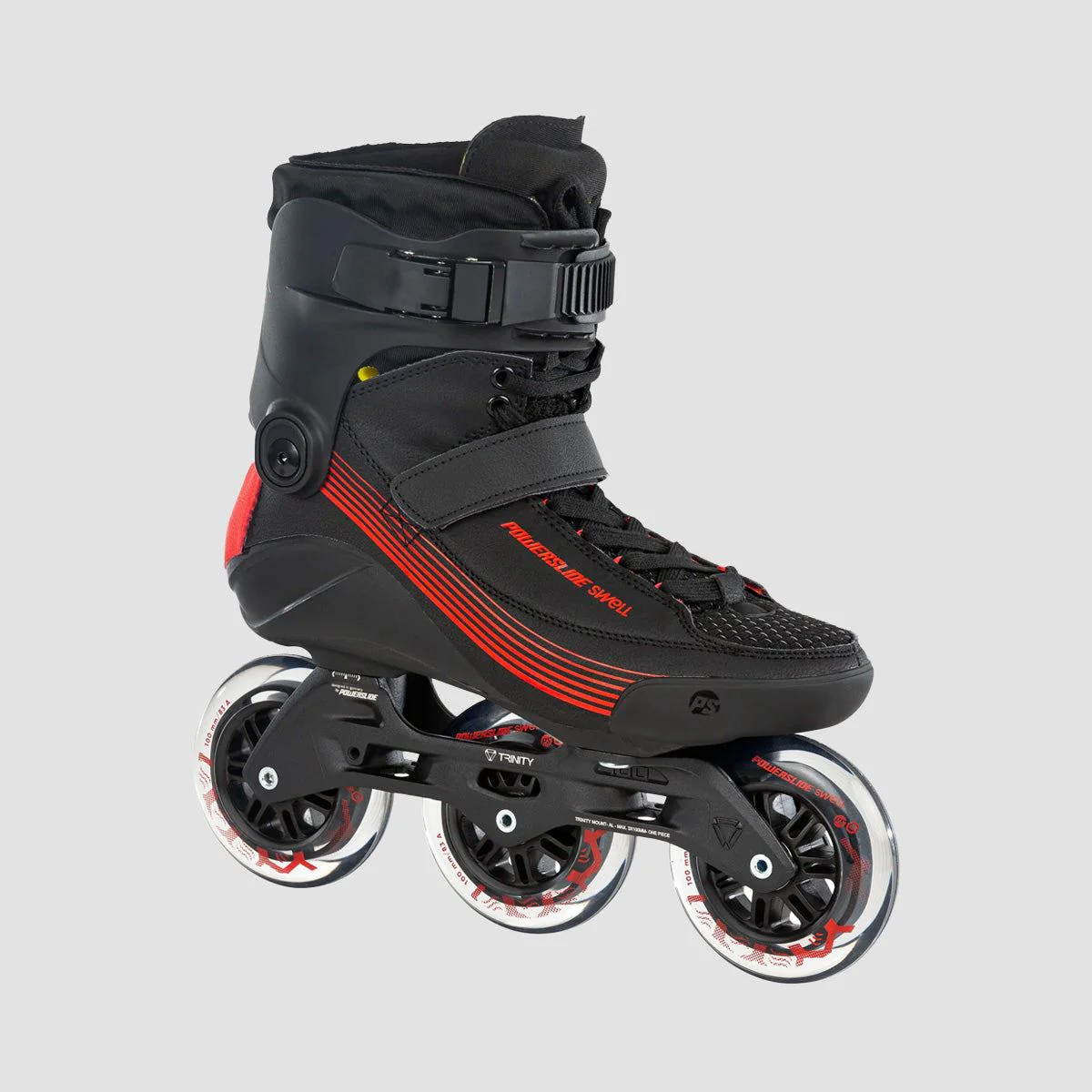 Powerslide Swell 100 3D Adapt Inline Skates Black/Red - Image 2