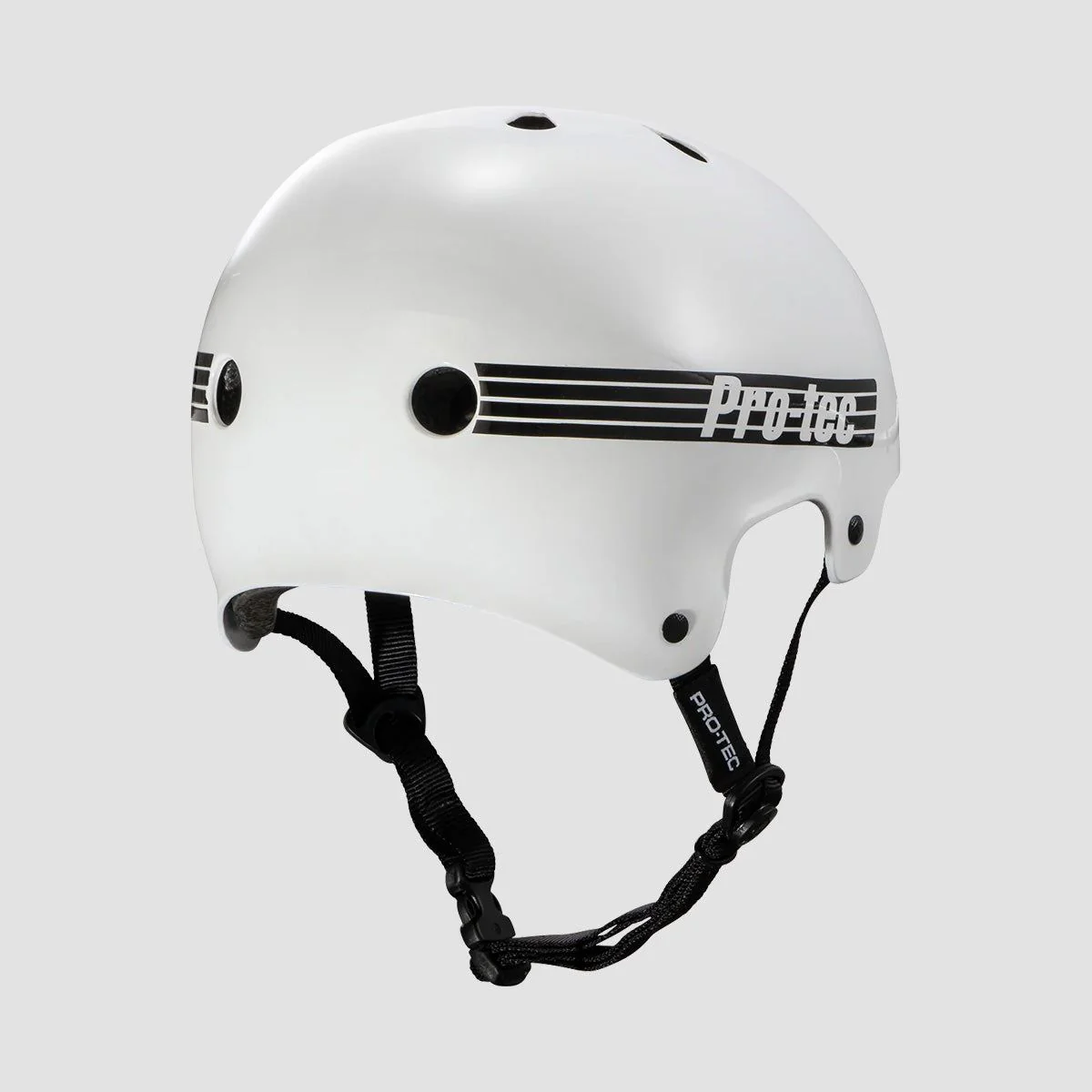 Protec Old School Certified Helmet Gloss White - Image 2