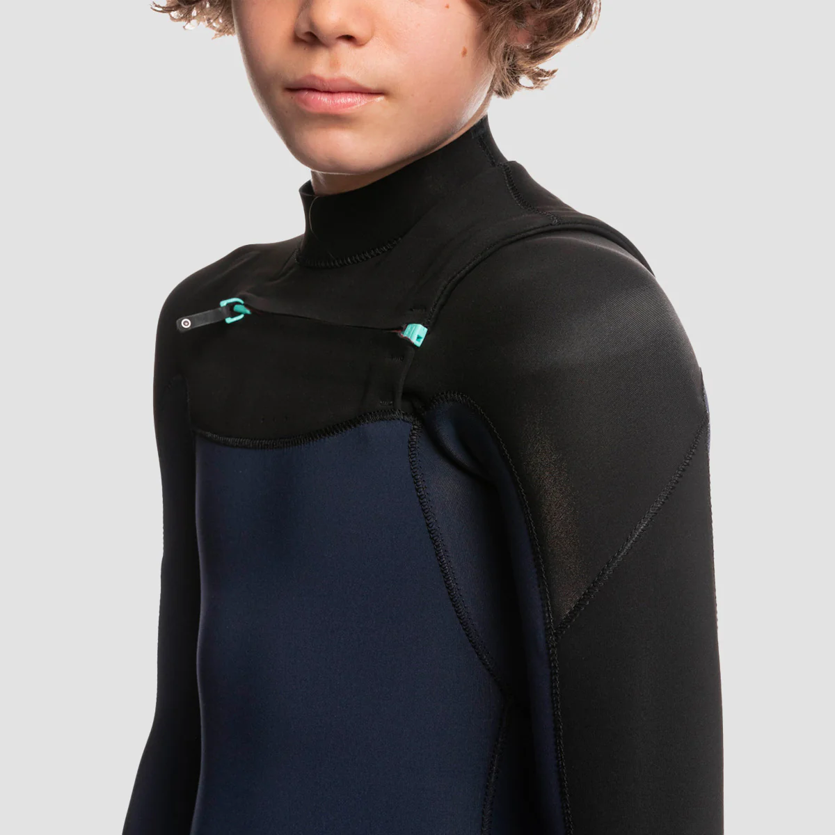 Quiksilver 3/2mm Everyday Sessions Chest Zip Wetsuit Dark Navy/Black - Kids - Image 3