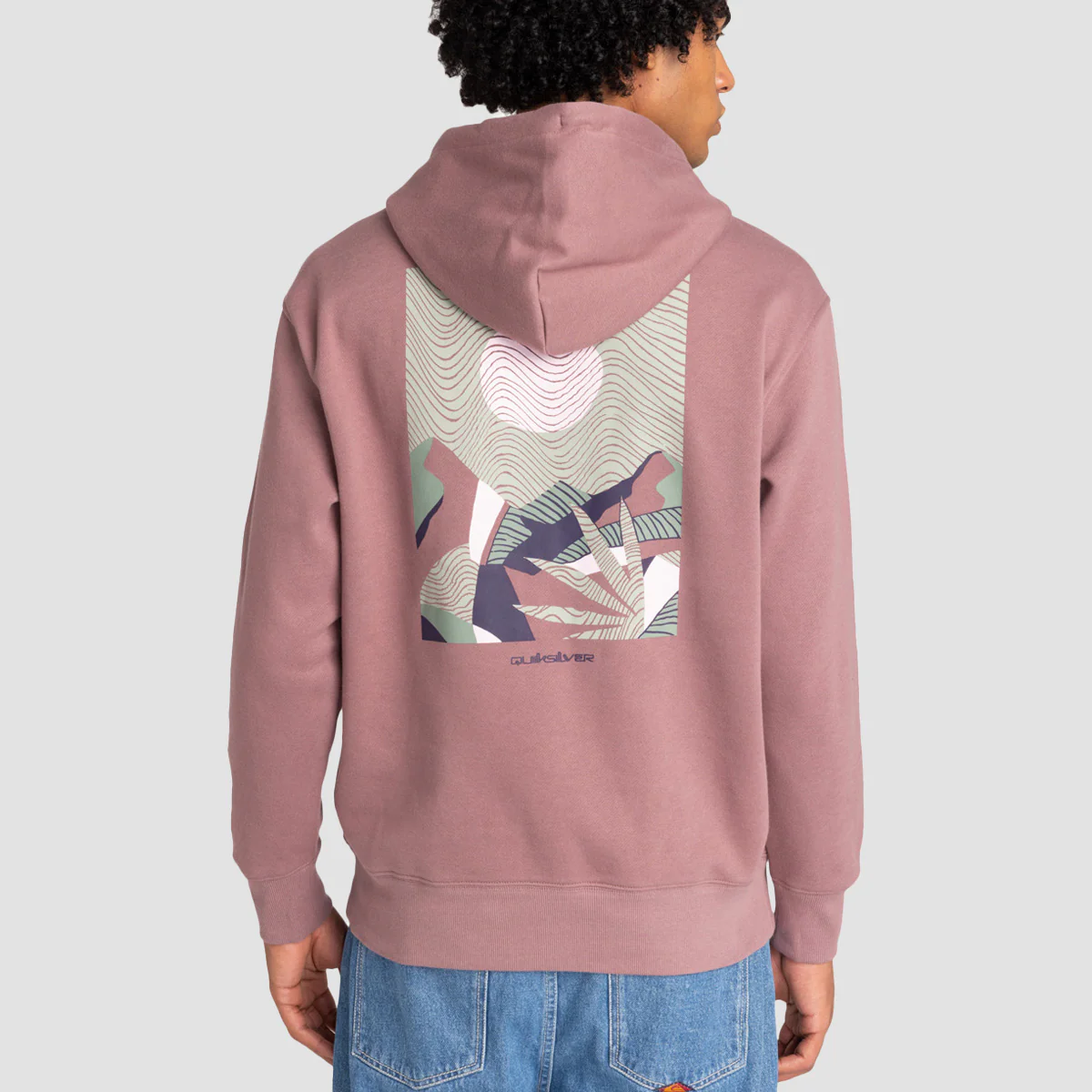Quiksilver Abstract Nature Pullover Hoodie Grape Shake - Image 2