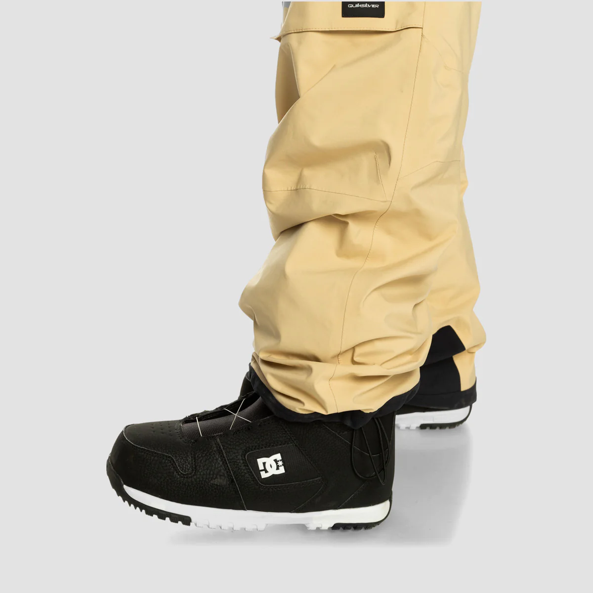 Quiksilver Altostratus Stretch Gore-Tex Snow Bib Pants Pale Khaki - Image 3