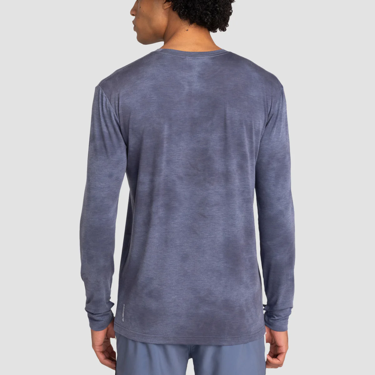 Quiksilver Coastal Run Longsleeve T-Shirt Vintage Indigo - Image 2