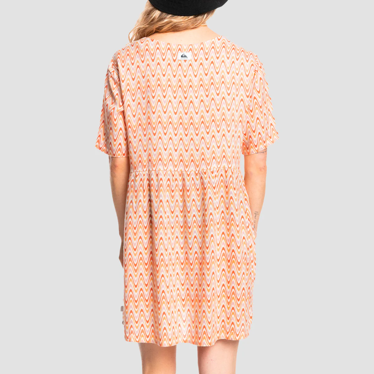 Quiksilver Cosmic Ripple Dress Cosmic Ripples Bleached Mauve - Womens - Image 3