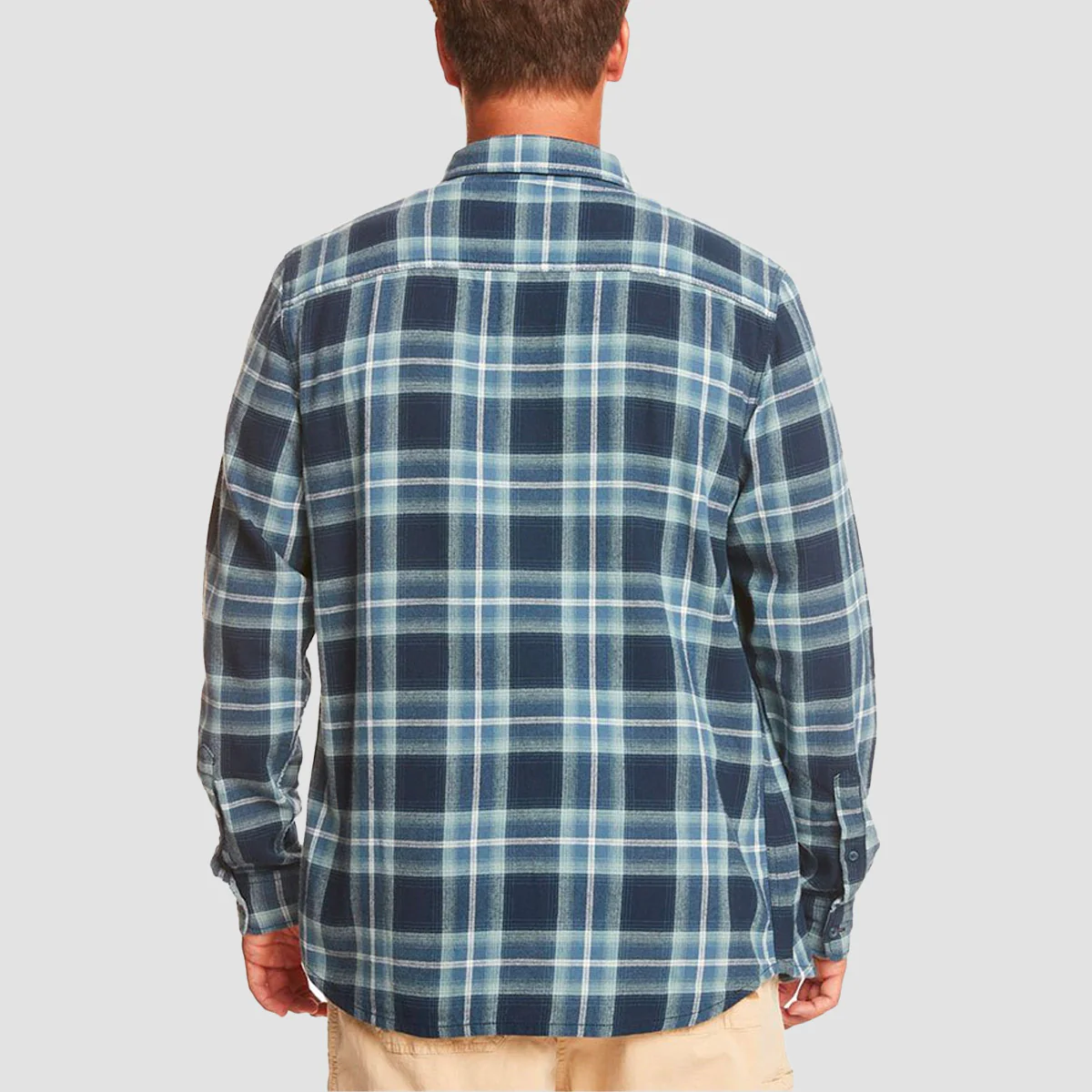 Quiksilver Deskford Longsleeve Shirt Navy Blazer Craibstone - Image 2