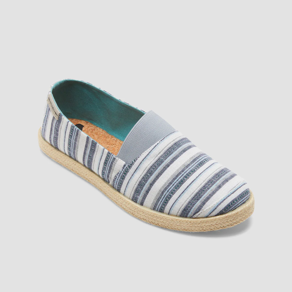 Quiksilver Espadrilled Slip-On Shoes - Grey 3 - Image 2