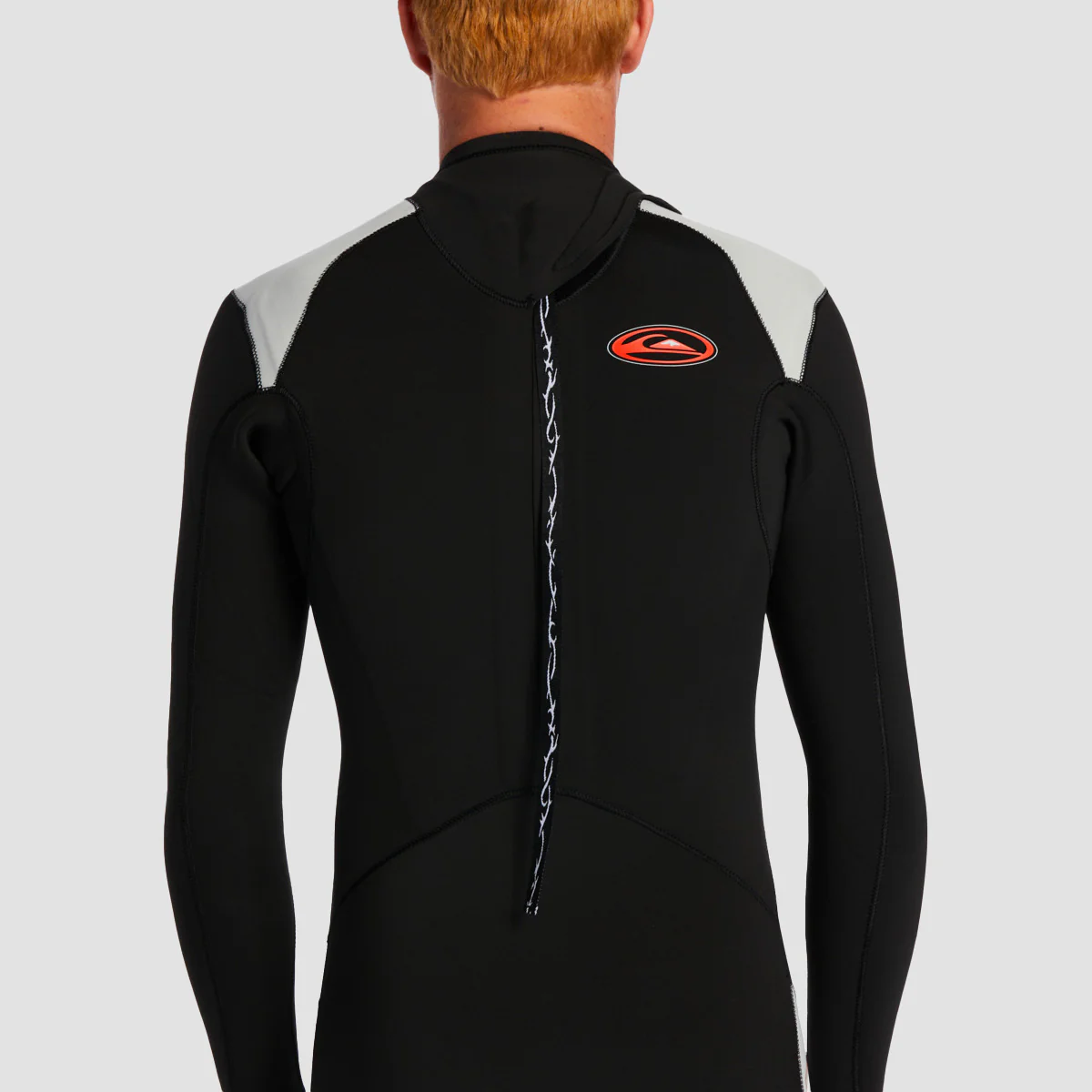 Quiksilver Everyday Saturn 4/3mm GBS Back Zip Wetsuit Black/Lunar Rock - Image 3