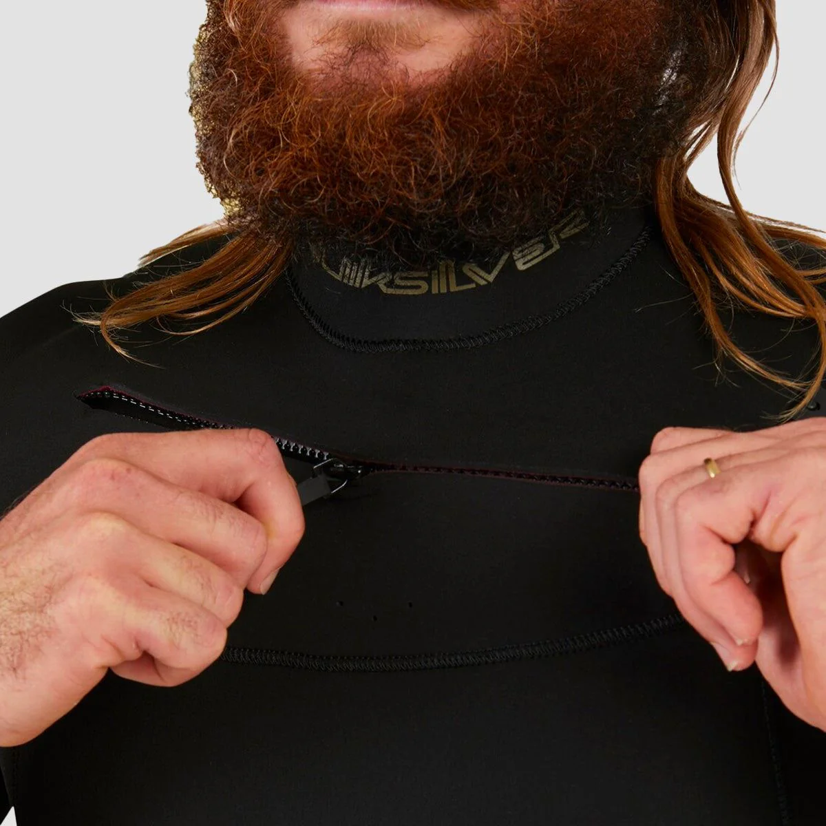 Quiksilver Everyday Sessions MT 3/2mm Chest Zip Wetsuit Black - Image 3