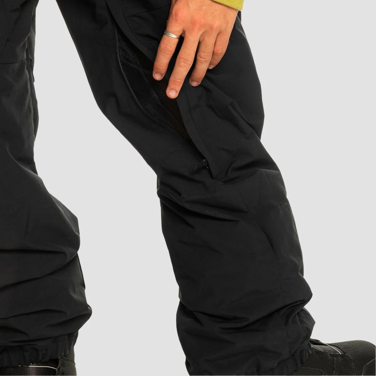 Quiksilver Fly High Bib Snow Pants True Black - Image 3