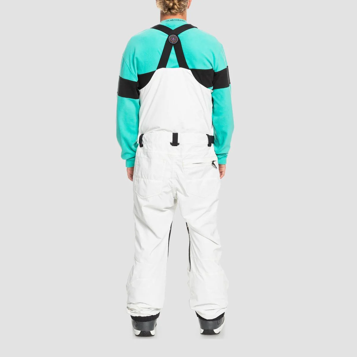 Quiksilver Fly High Snow Bib Pants Snow White - Image 2