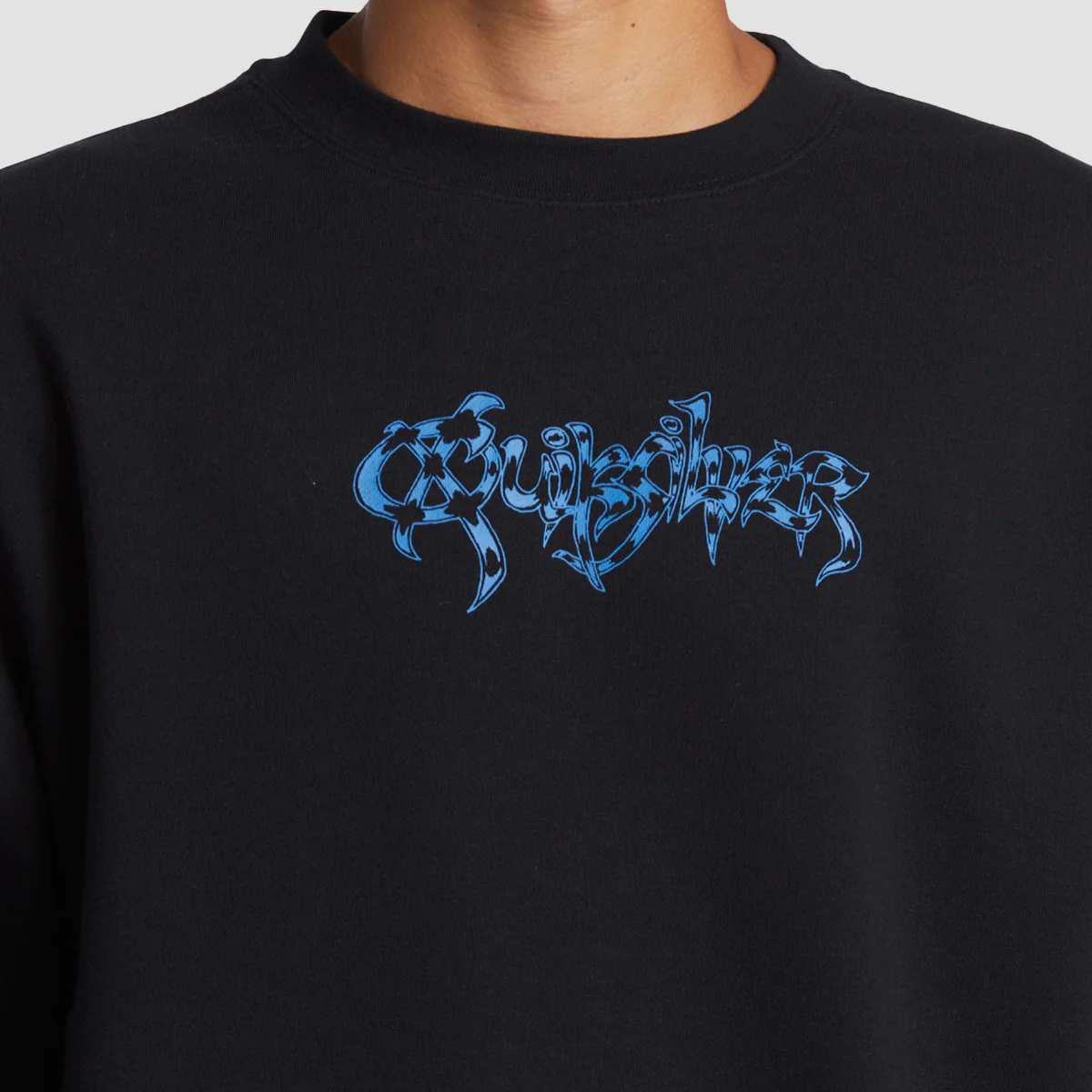 Quiksilver Graphic Crew Sweatshirt Black - Image 2