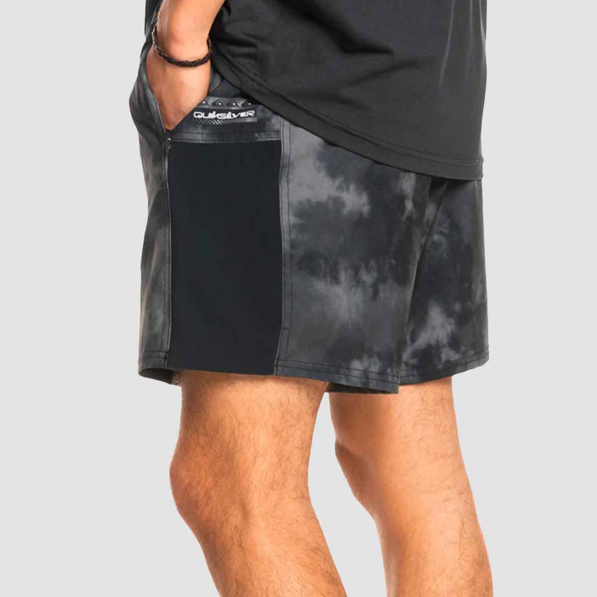 Quiksilver High Stretch 17" Training Shorts Black High Attitude Tie Dye - Image 2