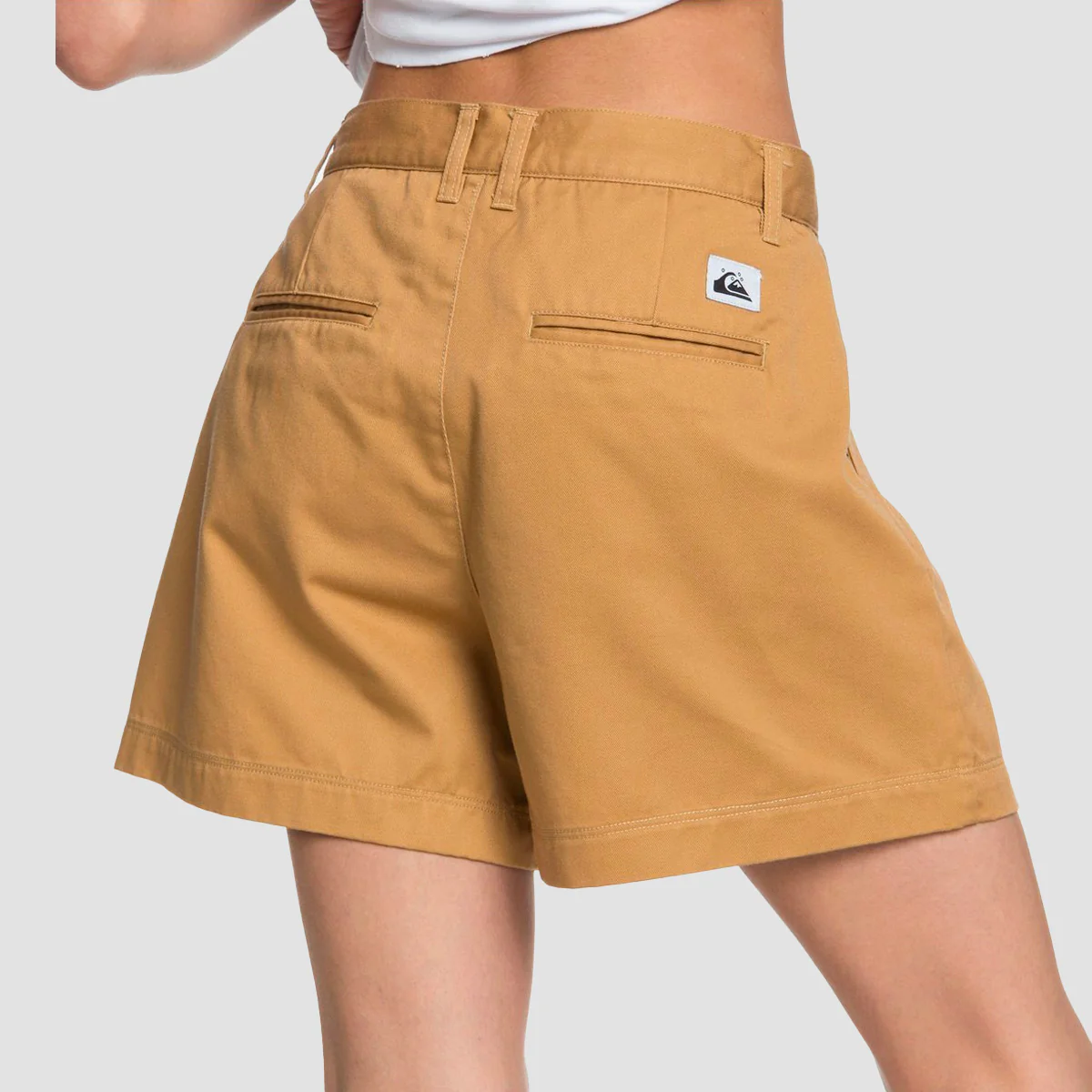 Quiksilver High Waist Shorts Iced Coffee - Womens - Image 2
