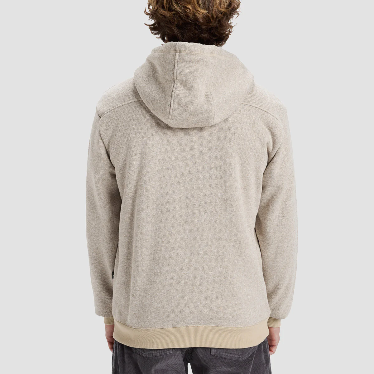 Quiksilver Keller Sherpa Zip Hoodie Twill Heather - Image 2