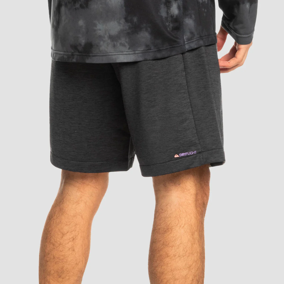 Quiksilver Knit Training 18" Shorts Black Heather - Image 3