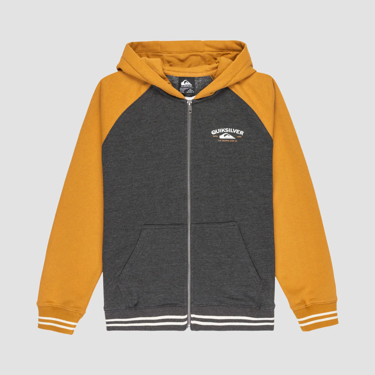 Quiksilver Knowledge Area Zip Hoodie Almond - Kids