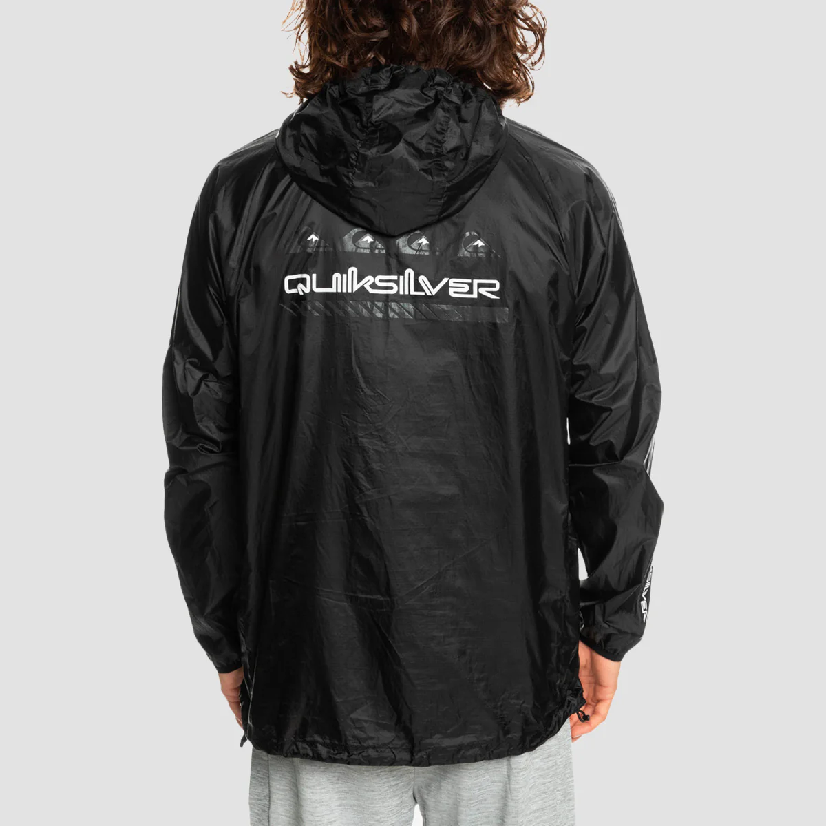 Quiksilver Lightweight Runner Shell Jacket Black - Image 3